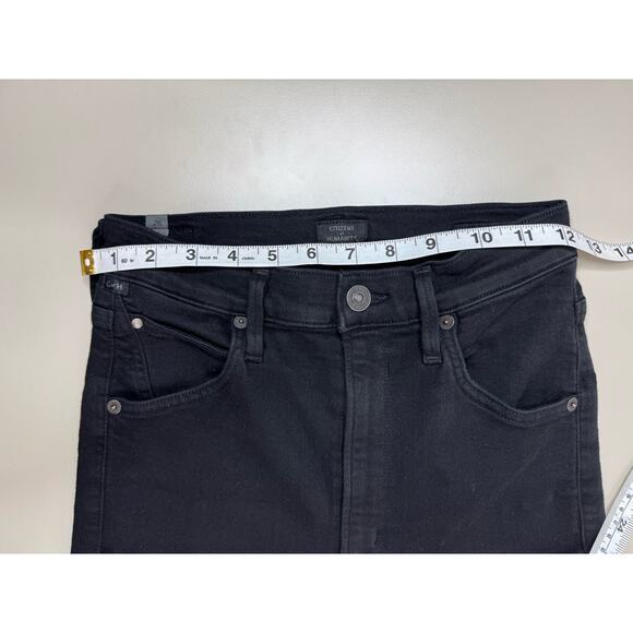 Citizens of Humanity Chrissy Jean Women's 26 Black Denim High Rise Skinny Emo - Picture 8 of 16